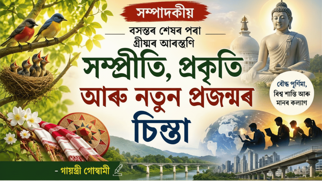 বসন্তৰ শেষৰ পৰা গ্ৰীষ্মৰ আৰম্ভণি : সম্প্ৰীতি, প্ৰকৃতি আৰু নতুন প্ৰজন্মৰ চিন্তা