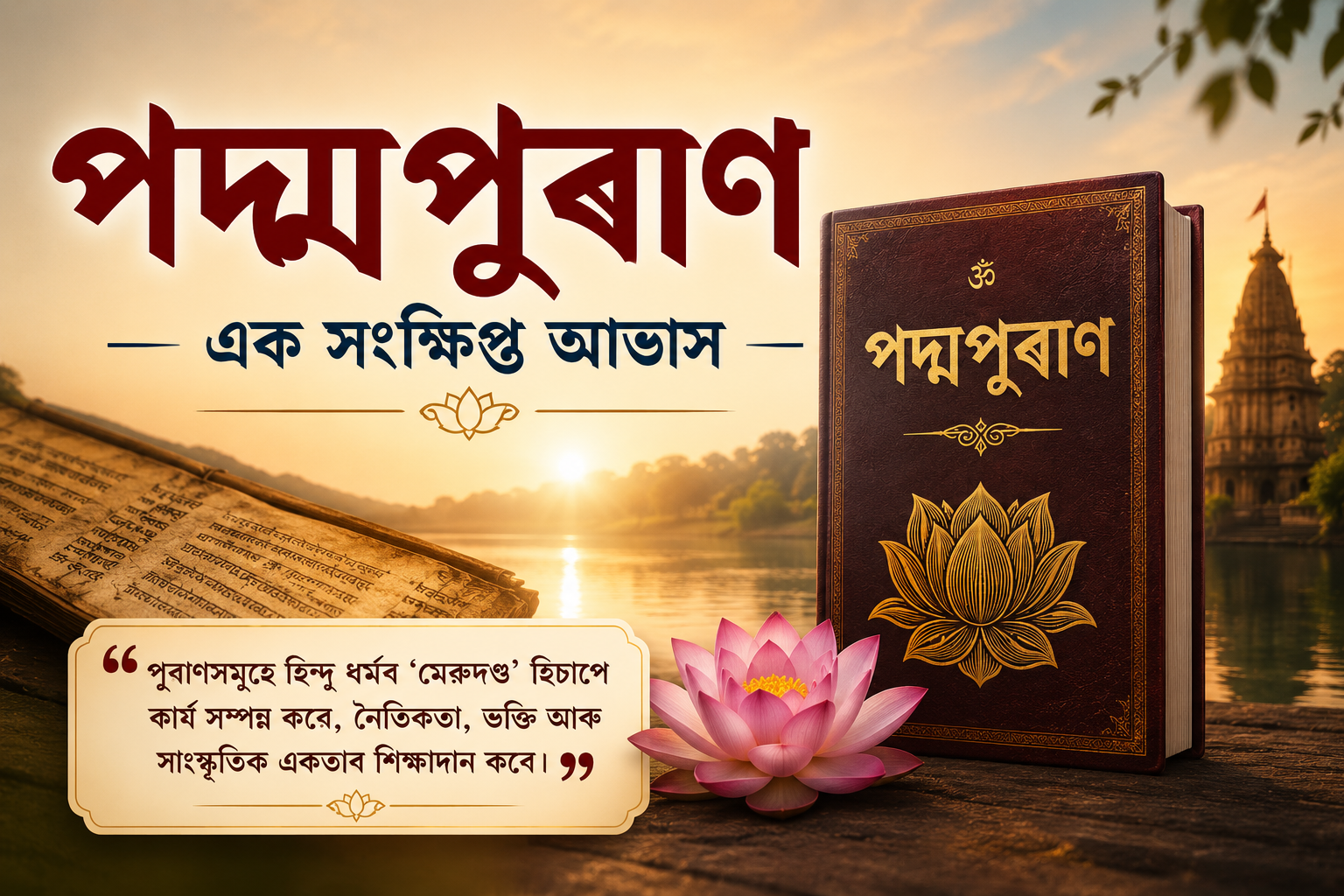 পদ্মপুৰাণ - এক সংক্ষিপ্ত আভাস